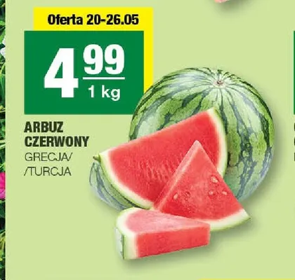 Arbuz czerwony Grecja/Turcja promocja w SPAR