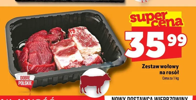 Zestaw wołowy na rosół promocja w TOPAZ