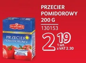 Przecier pomidorowy 200g promocja w Selgros