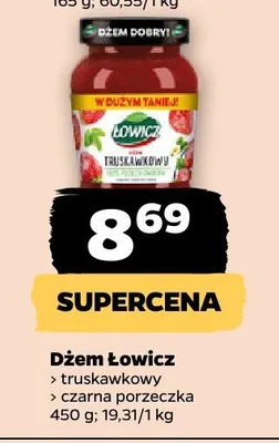 Dżem truskawkowy promocja w Netto