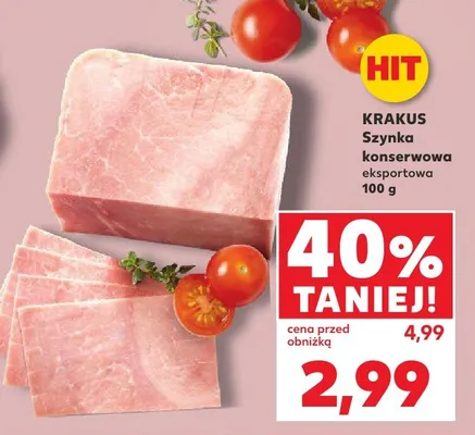 Szynka konserwowa eksportowa promocja w Kaufland