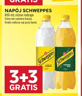Napój gazowany Schweppes Tonic promocja w Stokrotka