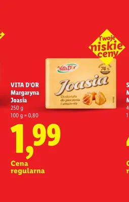 Margaryna Joasia Vita D'Or promocja w Lidl