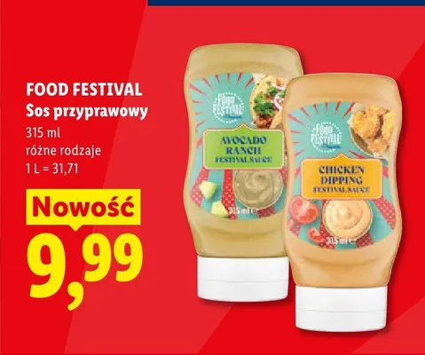 Sos przyprawowy Chicken Dipping Food Festival promocja w Lidl