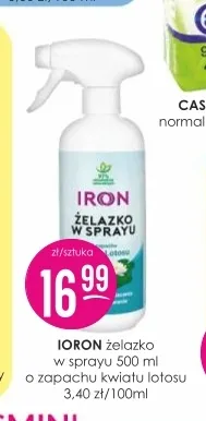 Żelazko w sprayu o zapachu kwiatu lotosu Iron promocja w Drogerie Jasmin
