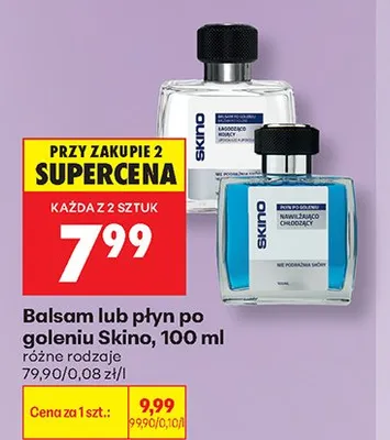 Balsam po goleniu Skino Łagodzący promocja w Biedronka