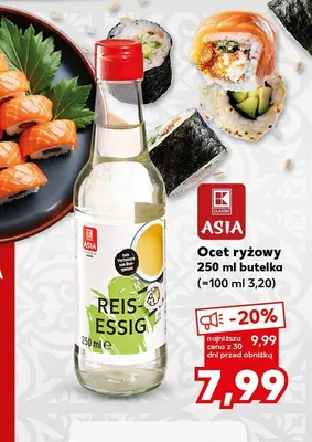 Ocet ryżowy Asia Classic promocja w Kaufland