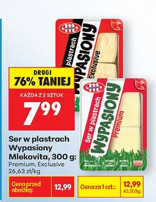 Ser w plastrach wypasiony premium, exclusive promocja w Biedronka