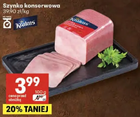 Szynka konserwowa promocja w Delikatesy Centrum