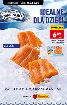 Fileciki z łososia bez ości promocja w Biedronka
