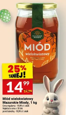 Miód wielokwiatowy promocja w Twój Market