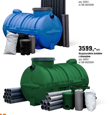 Oczyszczalnia ścieków z drenażem promocja w OBI