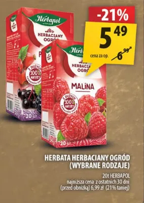 Herbata Herbaciany Ogród Herbapol promocja w Arhelan