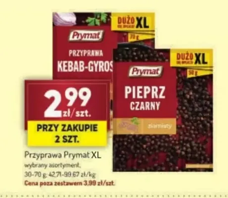 Pieprz czarny ziarnisty Prymat XL promocja w Avita