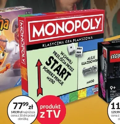 Gra planszowa Monopoly klasyczna promocja w Dzień Dziecka