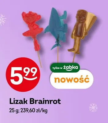 Lizak Brainrot promocja w Żabka
