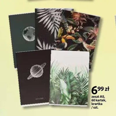 Zeszyt A5 60 kartek kratka promocja w Empik