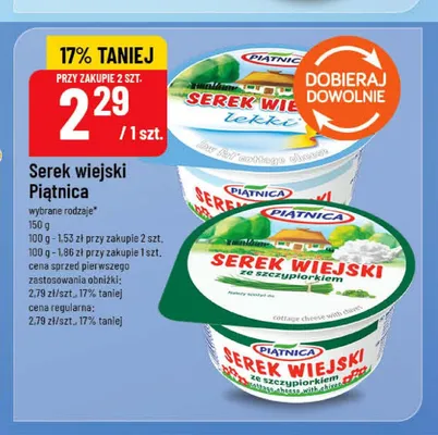 Serek wiejski lekki Piątnica promocja w POLOmarket
