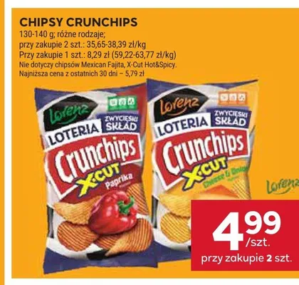 Chipsy Crunchips promocja w Stokrotka