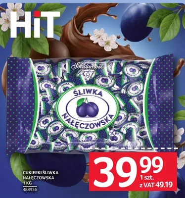 Cukierki Śliwka Nałęczowska 1kg 488936 promocja w Selgros
