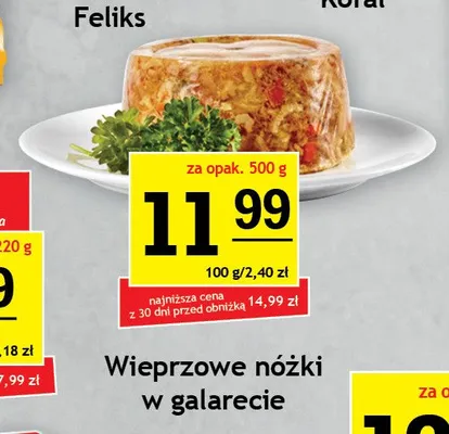 Wieprzowe nóżki w galarecie promocja w Gram Market