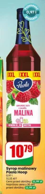 Syrop malinowy Paola Hoop promocja w Dino
