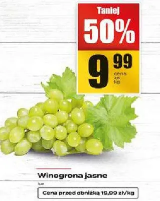 Winogrona jasne promocja w Supeco