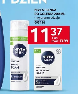 Pianka do golenia Nivea promocja w Selgros