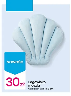 Legowisko muszla 56x56x8cm promocja w Pepco