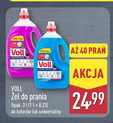 Żel do prania uniwersalny Voll promocja w Aldi