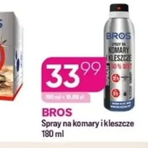 Spray na komary i kleszcze Bros promocja w Drogerie Koliber