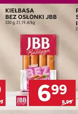 Kiełbasa bez osłonki JBB promocja w Stokrotka