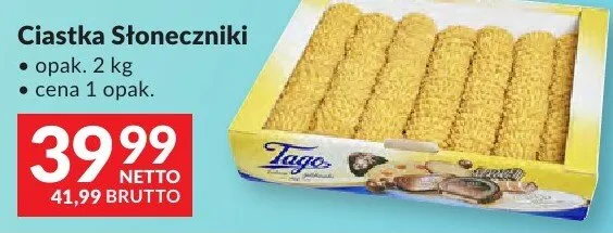 Ciastka Słoneczniki Tago promocja w Makro