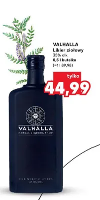 Likier ziołowy Valhalla 35% alk. promocja w Kaufland