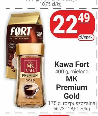 Kawa rozpuszczalna MK Cafe Premium Gold promocja w Delikatesy Sezam