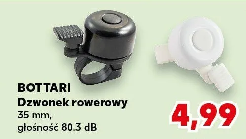 Dzwonek rowerowy 35 mm, głośność 80.3 dB promocja w Kaufland