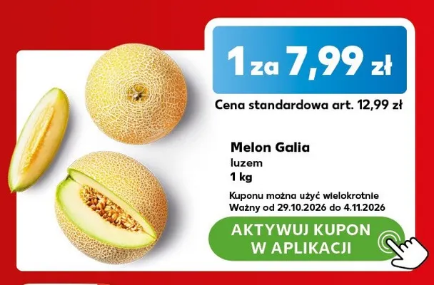 Melon Galia promocja w Kaufland