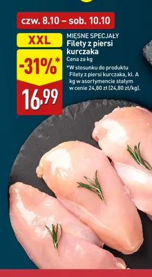 Filety z piersi kurczaka Mięsne Specjały promocja w Aldi
