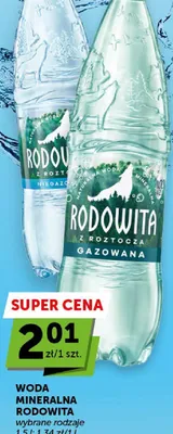 Woda mineralna niegazowana promocja w Groszek