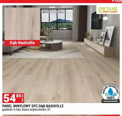 Panel winylowy SPC Dąb Nashville promocja w Merkury Market