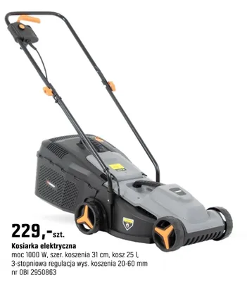 Kosiarka elektryczna promocja w OBI