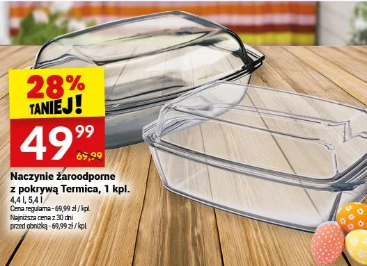 Naczynie żaroodporne z pokrywą Termica promocja w Twój Market