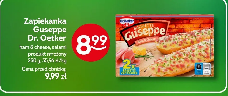 Zapiekanka Guseppe ham & cheese promocja w Żabka
