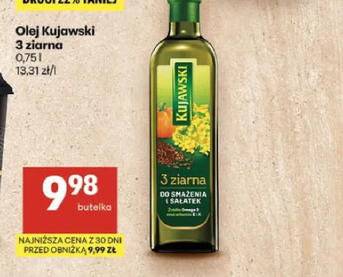 Olej Kujawski 3 ziarna promocja w Delikatesy Centrum