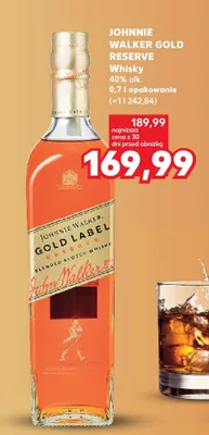 Whisky Gold Label Reserve promocja w Kaufland
