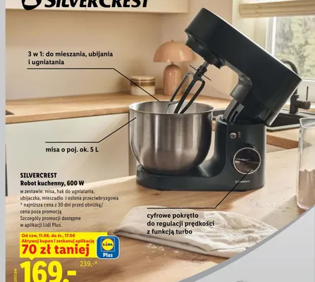 Robot kuchenny SILVERCREST 600W promocja w Lidl