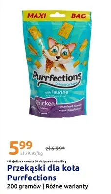 Przekąski dla kota Purrfections 200g promocja w Action