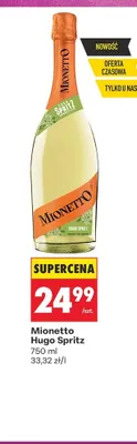 Napój winny Mionetto Hugo Spritz promocja w Biedronka