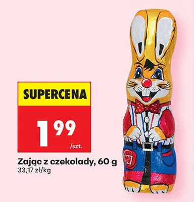 Zając z czekolady promocja w Biedronka