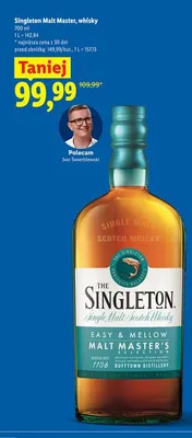 Whisky Singleton Malt Master promocja w Lidl